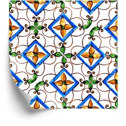Tapete Für Esszimmer Küche Orientalische Mosaikmuster