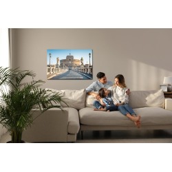 Leinwandbild 3D-Ansicht Der Engelsburg In Rom