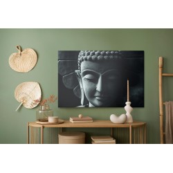 Leinwandbild Buddha-Kopf