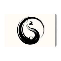 Leinwandbild Yin-Yang-Symbol