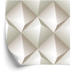 Tapete Modernistisches Geometrisches Muster - Effekt 3D