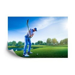 Fototapete Golfer Während Des Spiels
