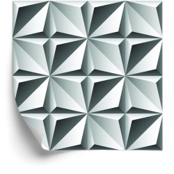 Tapete Optische 3D-Geometrische Figuren Für Wohnzimmer