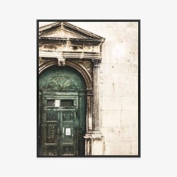 Poster Alte Architekturtür In Venedig