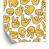 Tapete Hand-Emoticons