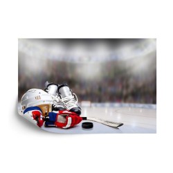 Fototapete Hockeyspieler-Set