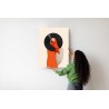 Poster Geistige Musik Auf Vinyl-Pop-Art-Collage