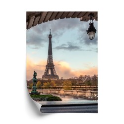 Poster Blick Auf Den Eiffelturm Von Der Bir-Hakeim-Brücke