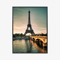 Poster Die Seine Am Fuße Des Eiffelturms
