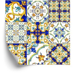 Tapete Buntes Orientalisches Mosaik Für Die Küche