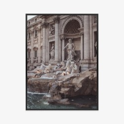 Poster Brunnen Im Rione Trevi Rom