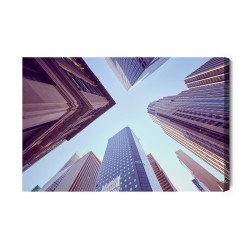 Leinwandbild New Yorker Wolkenkratzer