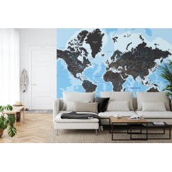 Fototapete Karte Der Welt
