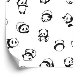 Tapete Freundliche Pandas