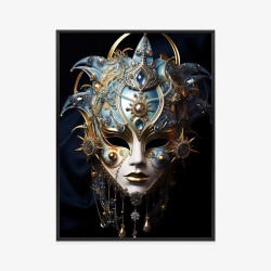 Poster Venezianische Karnevalsmaske