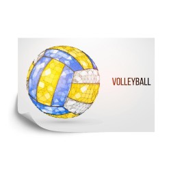 Fototapete Volleyball In Einer Modernen Ausgabe