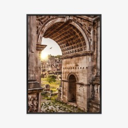 Poster Architektur Des Forum Romanum In Rom