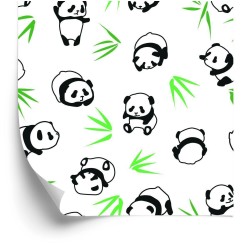 Tapete Pandas Im Grünen