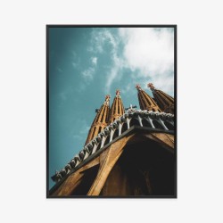 Poster Kirche La Sagrada Familia In Barcelona