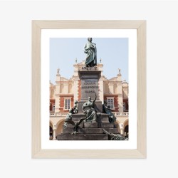 Poster Adam-Mickiewicz-Denkmal In Krakau