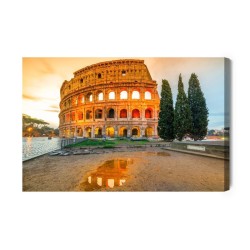Leinwandbild Amphitheater In Rom