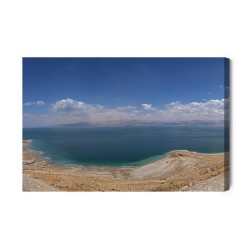 Leinwandbild Horizont Über Dem Toten Meer