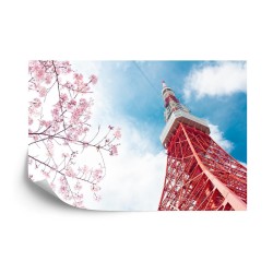 Fototapete Tokyo Tower Mit Himmel