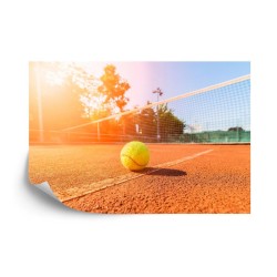 Fototapete Tennisball Auf Dem Platz