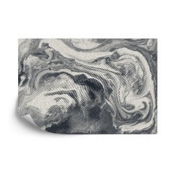 Fototapete Abstract Halftone Background  Retro Engraving Style.