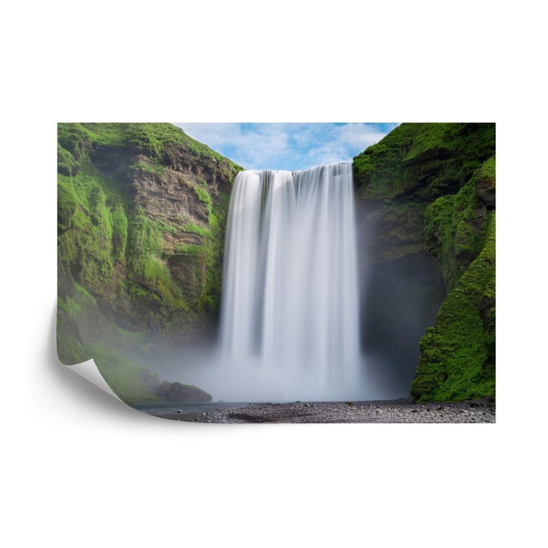 Fototapete Wasserfall Skógafoss